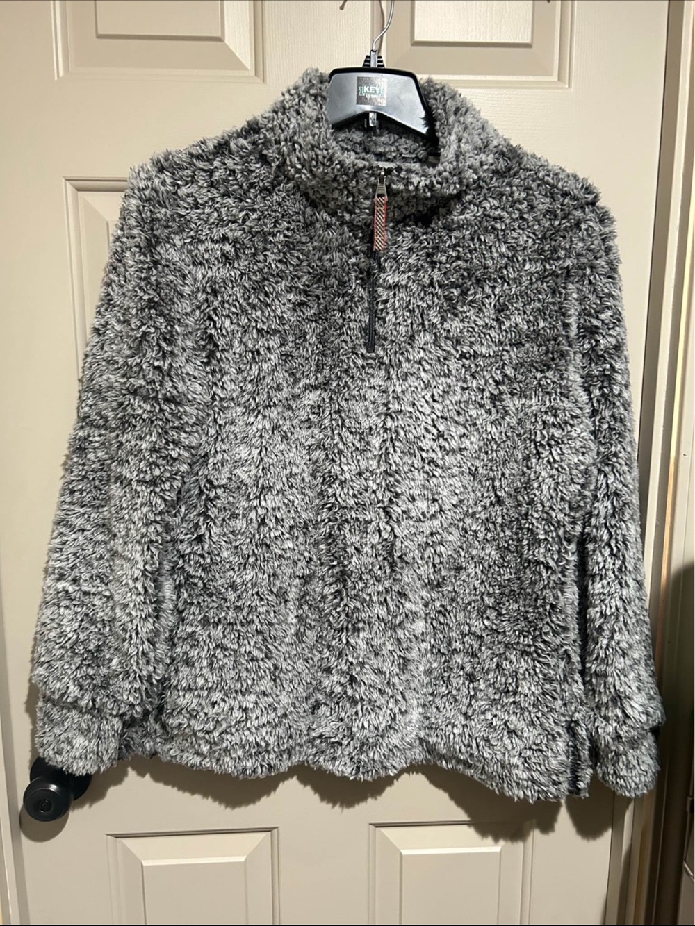 Original Weatherproof Vintage Women's Long Sleeve Zip Up Plush Fleece Medium